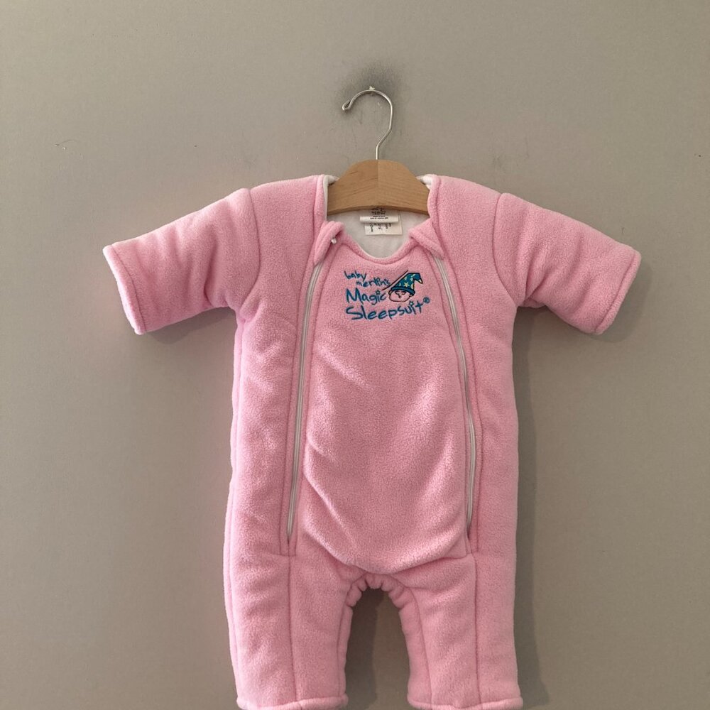 Kids Pink Fleece Sleepsuit - Magic Sleepsuit